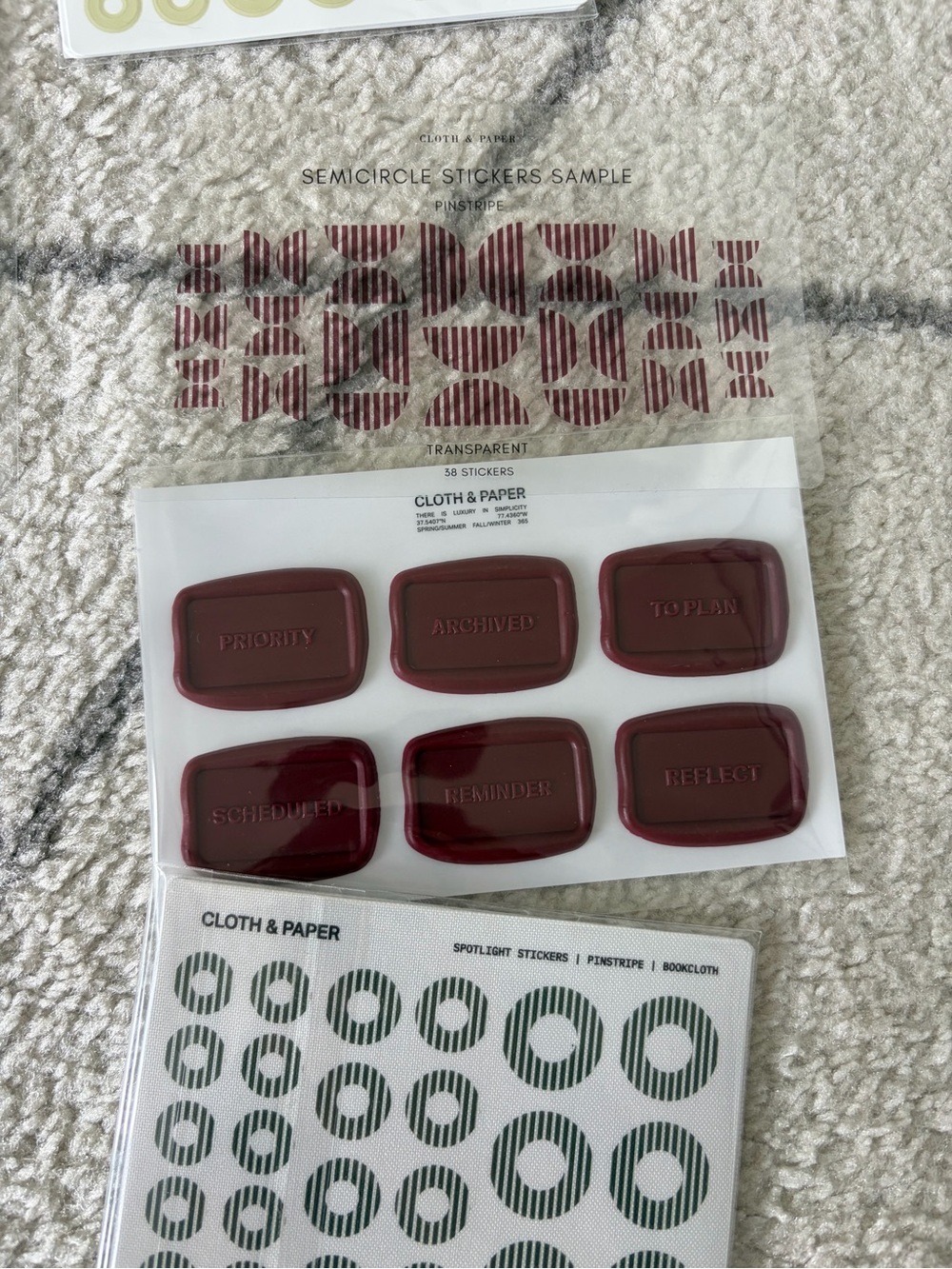 Assorted Cloth & Paper Sticker bundle - Picture 4 of 5